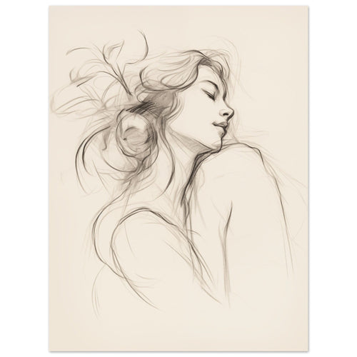 Artfulprints  Abstract - Whispers of her   poster 30x40 cm - vtwonen shop