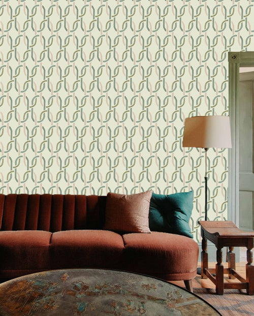 Catchii Behang Frances Joining terracotta - vtwonen shop