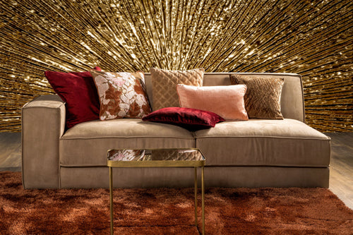 Hoii sierkussen Chloe - 50x50 cm - Effen kleur - Rood - vtwonen shop