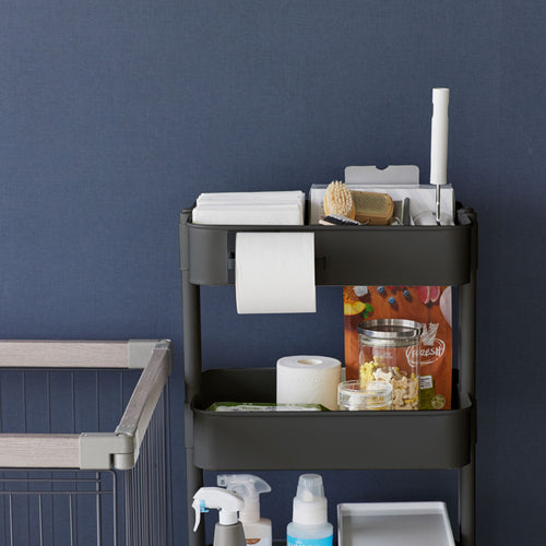 Yamazaki Tower Toiletrolhouder magnetisch - Zwart - vtwonen shop