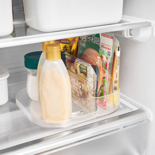 Yamazaki Tower Opbergbakje draaibaar met compartimenten smal - Wit