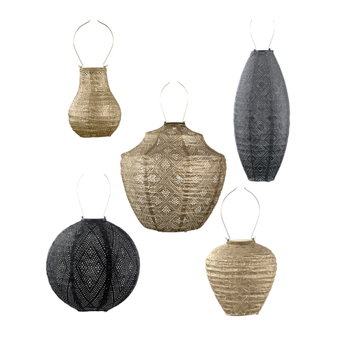 Lumiz solar lampion - butchart set - 5 stuks - vtwonen shop
