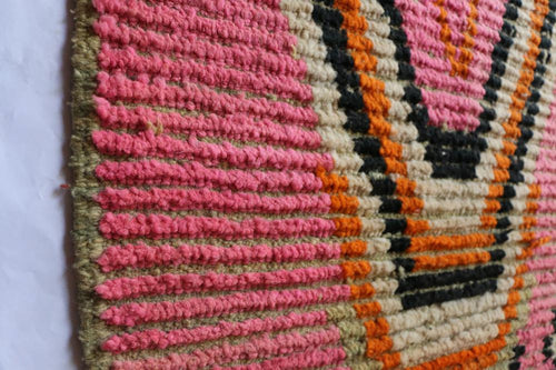 AFK Living vloerkleed Berber - handgemaakt - Wol - 76 x 355 cm