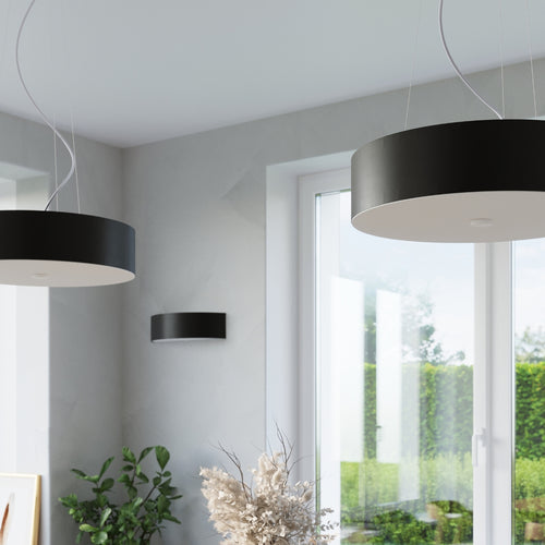 Sollux Lighting Plafondlamp SKALA 30 zwart - 30x30x22cm