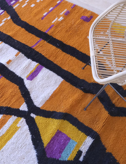 AFK Living vloerkleed Berber - handgemaakt - Wol - 211 x 313 cm - vtwonen shop