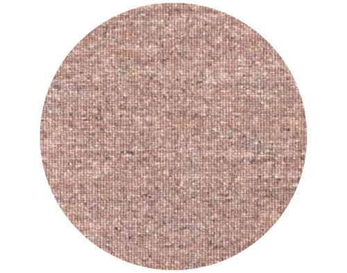 DÉJA Living Vloerkleed Bela - Rond Taupe Wol - Ø160cm