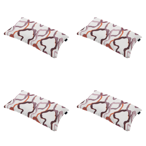 Madison sierkussen Blaze - multikleur - 30x50x10cm - set van 4