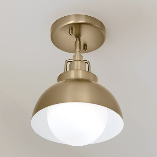 Kuppel Wandleuchte Modern Champagner Bronze 1x E27
