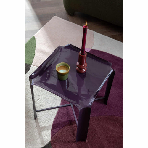 Leitmotiv bijzettafel Cadiz - paars - 41x41x41cm