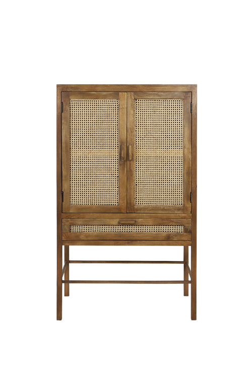 Light & Living kast NIPAS - 90x45x160cm - bruin