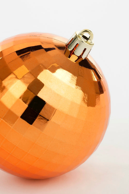 Mica Decorations Bal onbreekbaar goud groen roze oranje fuchsia 30 stuks - d8cm