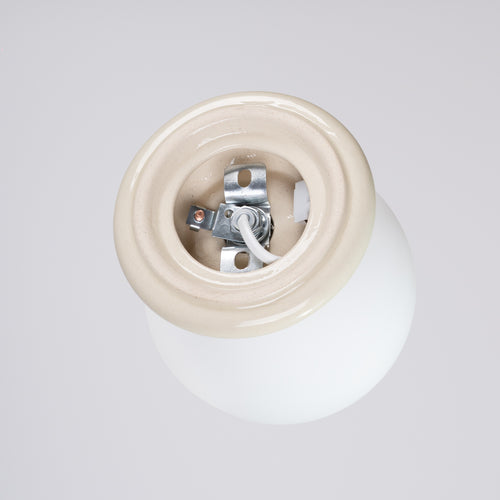 Sollux Lighting Wandlamp ZORI beige IP44 - 12x16x12cm