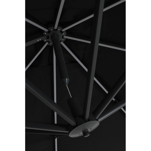 Garden Impressions zweefparasol Hawaii Lumen LED zwart doek - 300x300 cm - vtwonen shop