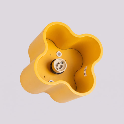 Sollux Lighting Plafondlamp OVIO 1 geel GU10 - 12x12x10cm