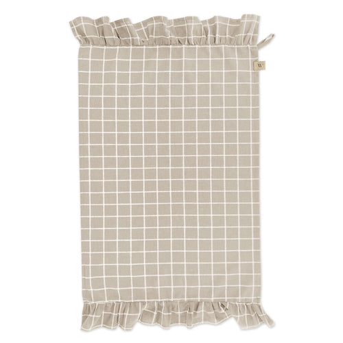 Walra - Keukenset Lovely Linen Ruffles - 3x 50x70 cm - Naturel