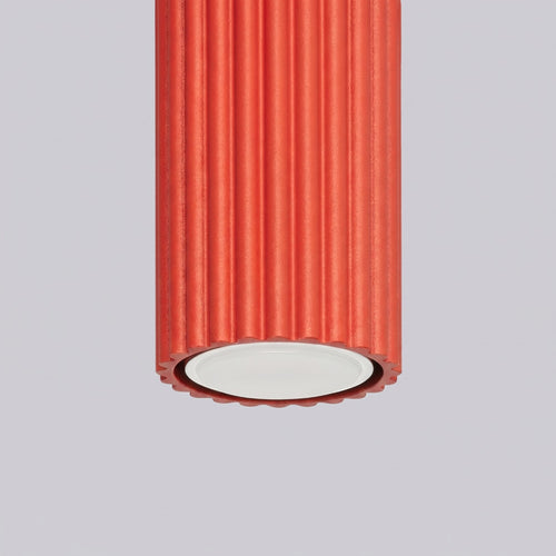 Sollux Lighting Plafondlamp KARBON 10 rood - 6,5x6,5x10cm