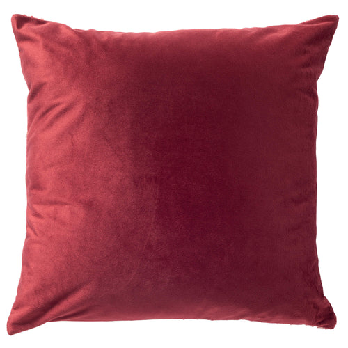 CHRISTAN - sierkussen 45x45 cm - bouclé - Emboldened - rood, roze, wit