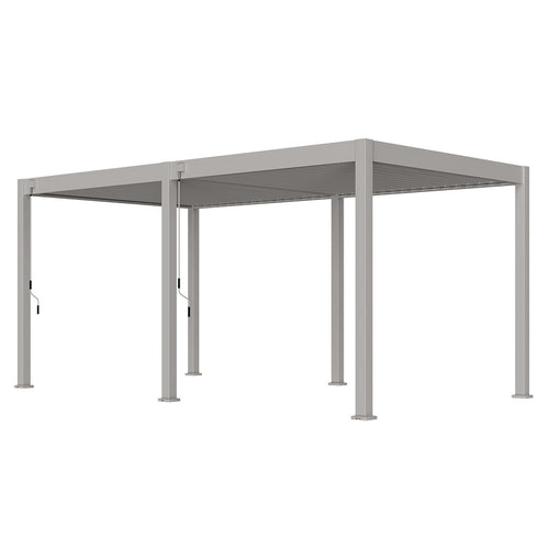 Garden Impressions Pergola bioclimatic tuinpaviljoen 300x530xH255 cm - zand