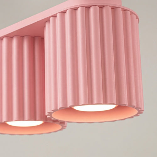 Sollux Lighting Plafondlamp AURA 2 roze GU10 - 21x10x12cm