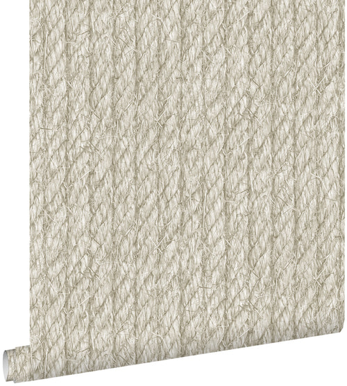 ESTAhome behang touw-motief beige - 53 cm x 10,05 m - 138246 - vtwonen shop
