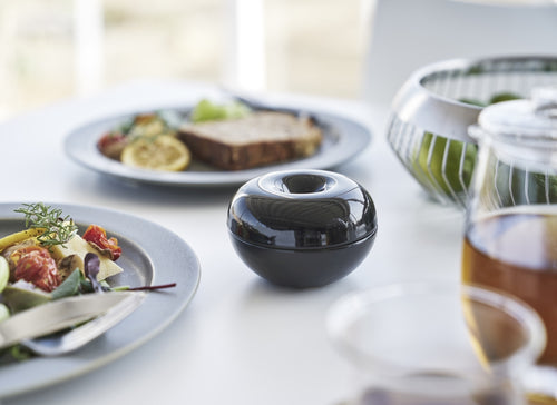 Yamazaki Keramische Luchtverfrisser Houder - Tower - Zwart - vtwonen shop