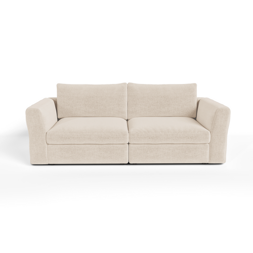 Sia Home -  NEST - Zacht aanvoelende geweven stof - Beige - 214cm