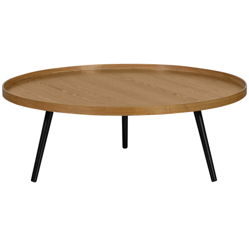 WOOOD bijzettafel XXL Mesa - Hout - Naturel - 36x100x100 - vtwonen shop