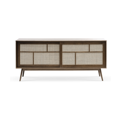 Olivine Boas houten sideboard gerookt eiken - 180 x 45 cm - vtwonen shop