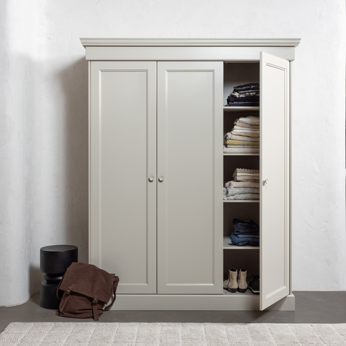 WOOOD bijzettafel Tuve - Hout - Bruin/Zwart - 45x30x30 - vtwonen shop