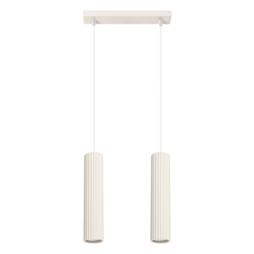 Sollux Lighting Hanglamp KARBON 2 beige - 30x6,5x90cm