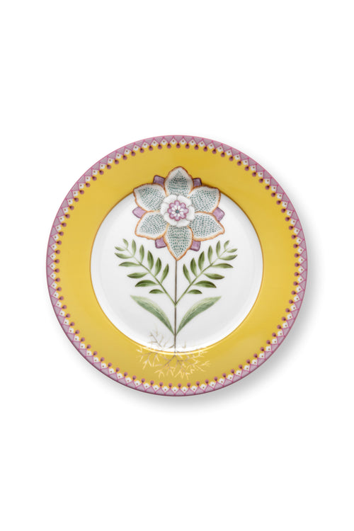 Pip Studio - Borden - Lily & Lotus - Geel - 21 cm - Set van 6