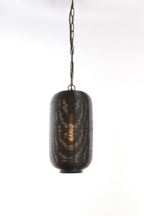 Light & Living hanglamp TOMEK - zwart - Ø21x44cm - vtwonen shop