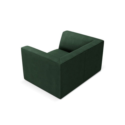 Cosmopolitan Design - Fauteuil Siena structurele stof groente - 92x120x69cm