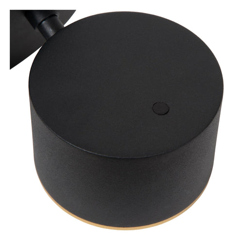 Lucide wandlamp GIAN - Geïntegreerde LED - Zwart