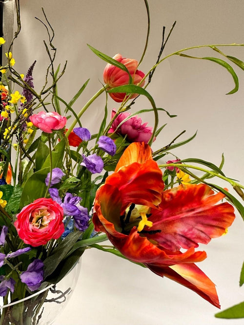 My Flowers.shop Gemengde kleuren zijden bloemen boeket Multicolour | Per boeket - vtwonen shop