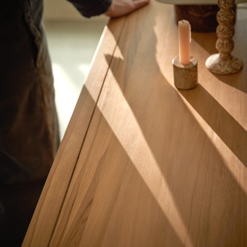 Tikamoon Buffetkast van massief teak 100 cm - Naturel