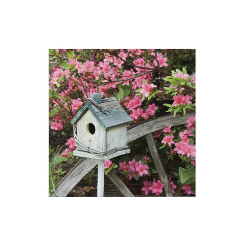 Art for the Home Buitencanvas - Vogelhuisje - 50x50cm