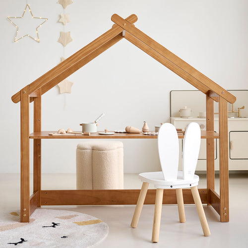 Petite Amélie Kinderstoel KONIJNEN - MDF - wit