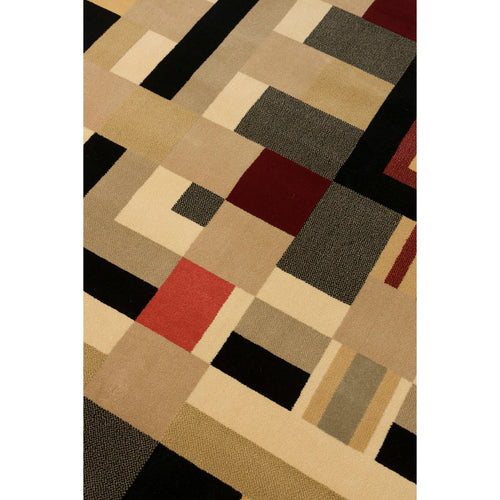 Bold Monkey Urban Maze Vloerkleed 200x200 cm - Meerkleurig