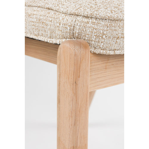 Zuiver Bright Eetkamerstoelen Beige - Set van 2 - vtwonen shop