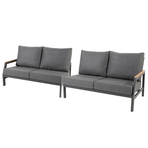 Taste by 4 Seasons loungeset Ravenna donker grijs - 5-delig