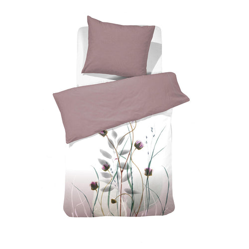 Cinderella - Dekbedovertrek Meadow Satijn - 140x220 cm - Paars