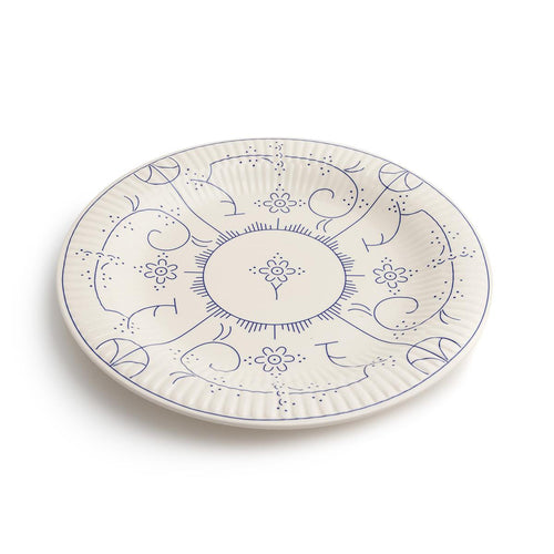 Royal Boch bord Copenhague - set van 6 - ø27cm - keramiek