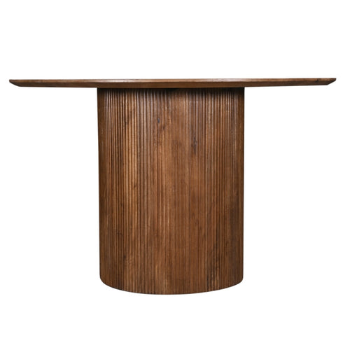 Giga Meubel Eettafel Jaime - Rond - Mangohout - 120cm - vtwonen shop