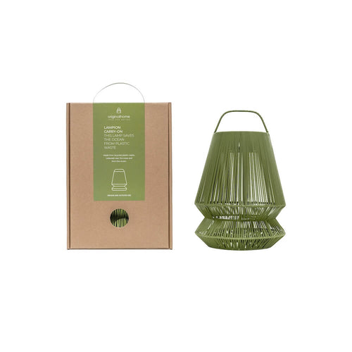 Originalhome solar lampion Carry On - mosgroen