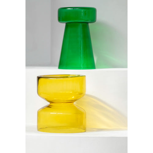 Leitmotiv bijzettafel Corcho - groen - 30x30x50cm