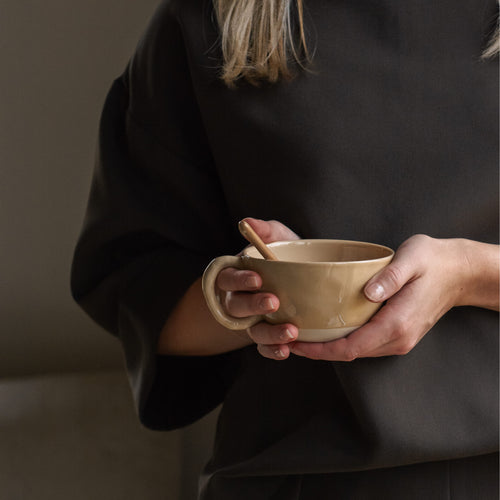 The Table Atelier Cappuccino Mok 220 ml Cinnamon - vtwonen shop