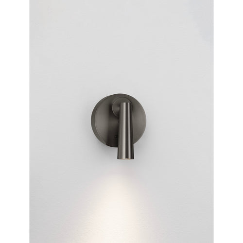 Nova Luce TICO Leeslamp voor aan de muur, zwart nikkel, LED 3W 189lm 3000K, aan/uit-schakelaar