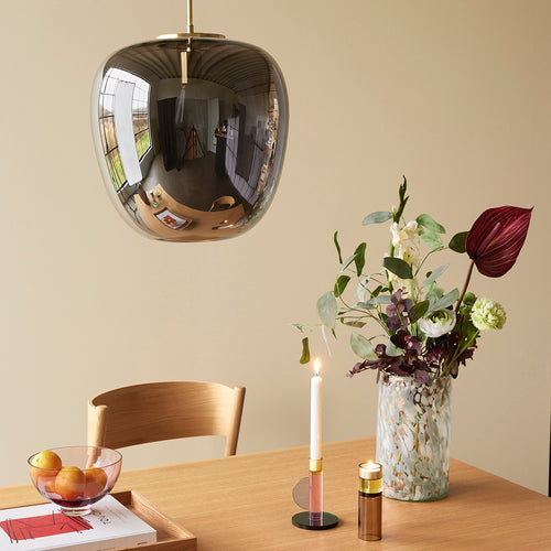 Hübsch hanglamp Reflect - glas/ijzer - ø40xh40cm, e27/15w