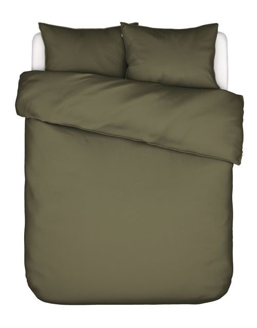 Essenza Minte dekbedovertrek - Lits-Jumeaux XL – 260x200/220 cm - Mosgroen